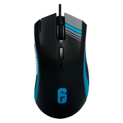 Ratón Gamer Checkpoint MX-200 R6-MS-1000 1000 DPI Con Cable RGB - Negro