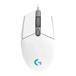 Ratón Gamer Logitech G203 Lightsync 910-005794 8000 DPI USB RGB - Blanco