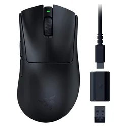 Ratón Gamer Razer DeathAdder V3 HyperSpeed ​​RZ01-05140100-R3U1 26000 DPI Inalámbrico - Negro