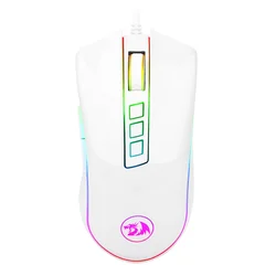 Ratón Gamer Redragon Cobra M711W RGB 10000 DPI USB - Blanco