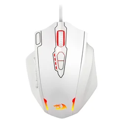 Mouse Gamer Redragon Impact Elite M913 RGB 16000 DPI USB - Blanco