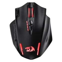 Ratón Gamer Redragon Impact Elite M913 RGB 16000 DPI USB-C - Negro