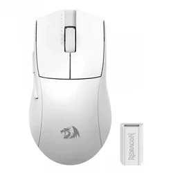 Ratón Gamer Redragon King Pro M916W-PRO 26000 DPI USB-C - Blanco