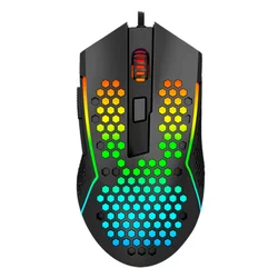 Ratón Gamer Redragon Reaping RGB USB 2.0 - Negro