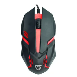 Ratón Gamer Satellite A-95 1000 DPI USB RGB - Negro