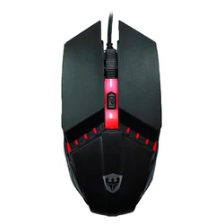 Ratón Gamer Satellite A-96 1600 DPI USB RGB - Negro