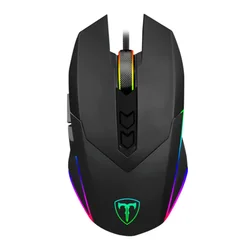 Ratón Gamer T-Dagger Teniente T-TGM301 RGB 8000 DPI USB - Negro