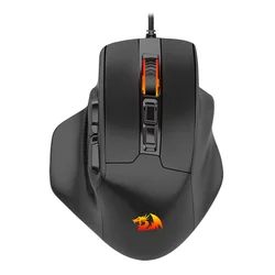 Ratón para juegos USB Redragon M806 Bullseye RGB 12400 DPI - Negro (Caja Dañada)