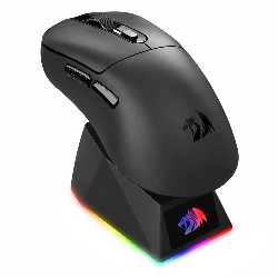 Ratón para juegos Redragon Ebony Ultra M998-ULT RGB 30000 DPI Inhalambric - Negro