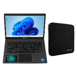 Notebook FTX C2564ES Intel Celeron N420 4GB RAM 256GB SSD Pantalla 14" Full HD Windows 11 Negro Funda - C2564ES