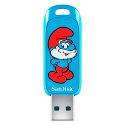 Pendrive SanDisk Pitufos 64GB USB-A/USB 3.2 - SDCZIS-128G-G46
