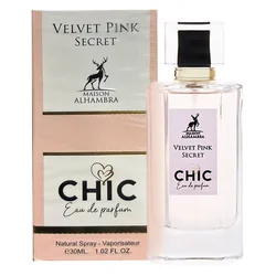 Maison Alhambra Chic Velvet Pink Secret Eau de Parfum para mujer 30ml