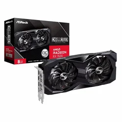 Tarjeta de vídeo ASRock Challenger OC AMD Radeon RX-7600 8GB GDDR6 - RX7600CL8GO