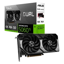 Tarjeta de vídeo Asus Dual OC NVIDIA GeForce RTX-5060TI 8GB GDDR7 - DUAL-RTX5060TI-O8G