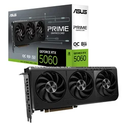Tarjeta de vídeo Asus Prime NVIDIA GeForce RTX 5060 8GB GDDR7 - PRIME-RTX5060-O8G