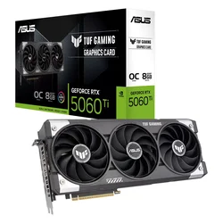 Tarjeta de vídeo Asus TUF Gaming NVIDIA GeForce RTX-5060Ti 8GB GDDR7 - TUF-RTX5060TI-O8G-GAMING