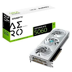 Tarjeta de vídeo NVIDIA GeForce RTX-5060 8 GB GDDR7 Gigabyte Aero OC - GV-N5060AERO-OC-8GD