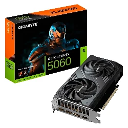 Tarjeta de vídeo Gigabyte Windforce Max OC NVIDIA GeForce RTX-5060 8 GB GDDR7 - GV-N5060WF2MAX-8GD