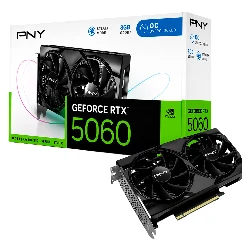 Tarjeta de vídeo PNY Dual OC NVIDIA GeForce RTX-5060 8GB GDDR7 - VCG50608DFXPB1-O