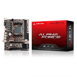 Arktek Ak-A88M Placa base El Socket FM2/FM2 Chipset AMD A88/A85 DDR3 Micro ATX (sin caja)