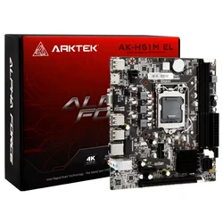 Placa Base Arktek AK-H61M EL DDR3 Zócalo LGA 1155 Chipset H61 Micro ATX