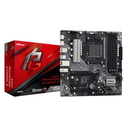 Placa Base ASRock B550M Phantom Gaming 4 4XDDR4 Socket AM4 Chipset AMD B550 Micro ATX