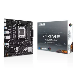 Placa Base Asus Prime A620AM-K DDR5 Socket AM5 Chipset AMD A620 Micro ATX