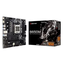 Biostar B650MT Placa Base 2XDDR5 Socket AM5 Chipset Intel B650 Micro ATX