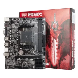 Placa base colorida A68 C.A68M-E V15 DDR3 Socket FM2 Chipset A68 Micro ATX