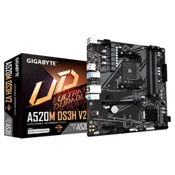 Placa Base Gigabyte A520M DS3H V2 DDR4 Socket AM4 Chipset AMD A520 Micro ATX