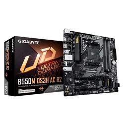 Placa Base Gigabyte B550M DS3H AC R2 DDR4 Socket AM4 Chipset AMD B550 Micro ATX