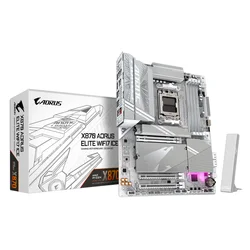 Placa Base Gigabyte X870 Aorus Elite WiFi 7 Ice DDR5 Socket AM5 Chipset AMD X870 ATX