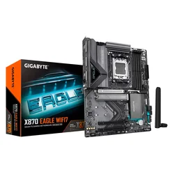 Placa Base Gigabyte X870 Eagle WiFi 7 4XDDR5 Socket AM5 Chipset AMD X870 ATX
