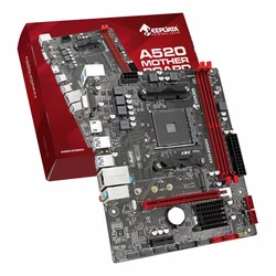 Placa Base Keepdata A520-KDGNV DDR4 Socket AM4 Chipset AMD A520 Micro ATX