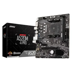 Placa Base MSI A520M-A Pro 2XDDR4 Socket AMD AM4 Chipset a520 Micro ATX
