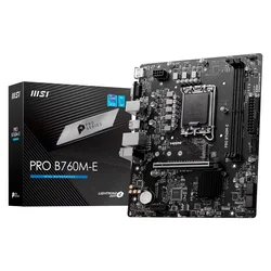 Placa Base MSI Pro B760M-E DDR5 Socket LGA 1700 Chipset Intel B760 Micro ATX