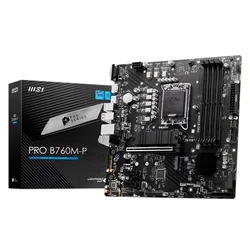 Placa Base MSI Pro B760M-P DDR5 Socket Intel LGA 1700 Chipset B760 Micro ATX