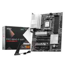 Placa Base MSI PRO B840-P Wi-Fi 4XDDR5 Socket AM5 Chipset AMD B840 ATX
