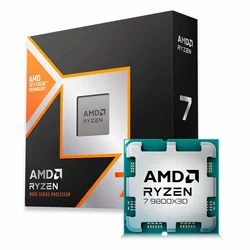 Procesador AMD Ryzen 7 9800X3D Socket AM5 8 Núcleos 16 Hilos 4.7GHz y 5.2GHz Turbo Cache 104MB