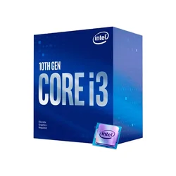 Procesador Intel Core i3-10105F Socket LGA 1200 4 Núcleos 8 Hilos 3.7GHz y 4.4GHz Turbo Cache 6MB