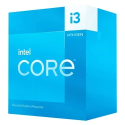 Procesador Intel Core i3-14100F Socket LGA 1700 4 Núcleos 8 Hilos 3.5GHz y 4.7GHz Turbo Cache 12MB