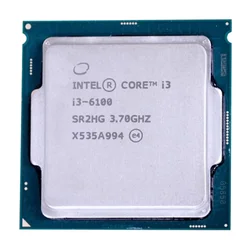 Procesador Intel Core i3-6100 Pull OEM Socket LGA 1151 2 Núcleos 4 Hilos Caché 3MB