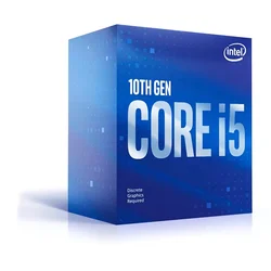 Procesador Intel Core i5-10400F Socket LGA 1200 6 Núcleos 12 Hilos 2.9GHz y 4.3GHz Turbo Cache 12MB