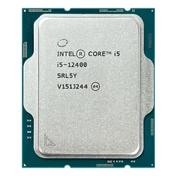 Procesador Intel Core i5-12400 OEM Socket 1700 6 Núcleos 12 Hilos 2.5GHz y 4.4GHz Turbo Cache 18MB