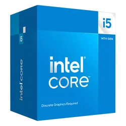 Procesador Intel Core i5-14400F Socket LGA 1700 10 Core 16 Hilos 3.5GHz y 4.7GHz Turbo Cache 20MB