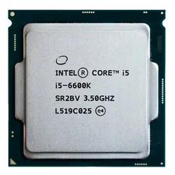 Procesador Intel Core i5-6600K Pull Socket LGA 1151 4 Núcleos 4 Hilos Caché 6MB