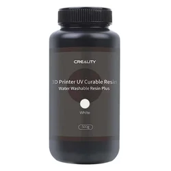 Resina lavable con agua Plus 500 g para impresora 3D Creality - Plástico blanco