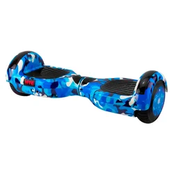 HYE Scooter Eléctrico 6.5'' Bluetooth LED Bolsa - Camuflaje Azul