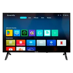 Smartfy STV32 32" HD Android WiFi Smart TV - Negro