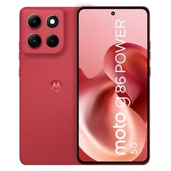 Motorola Moto G86 Power 5G XT-2527-6 256GB 8GB RAM Single SIM eSIM Pantalla 6.67"Smartphone - Rojo